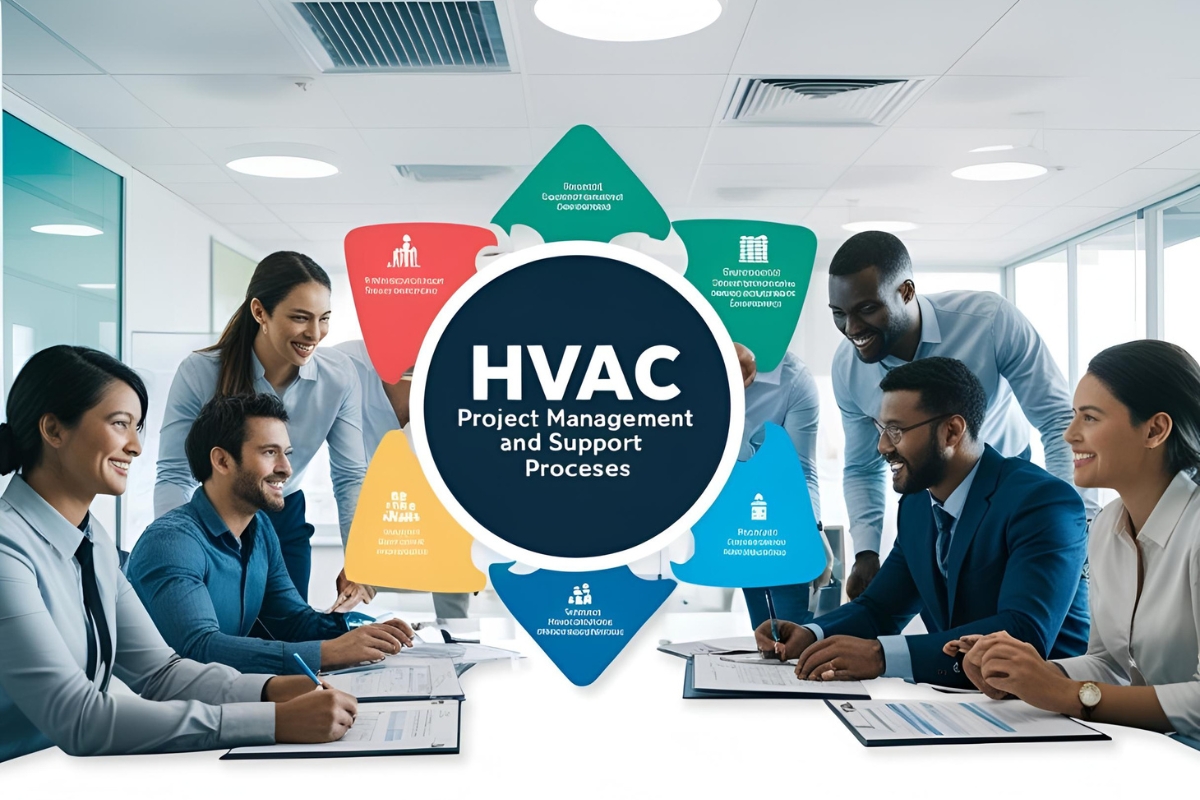 HVAC project management and technical support KSA